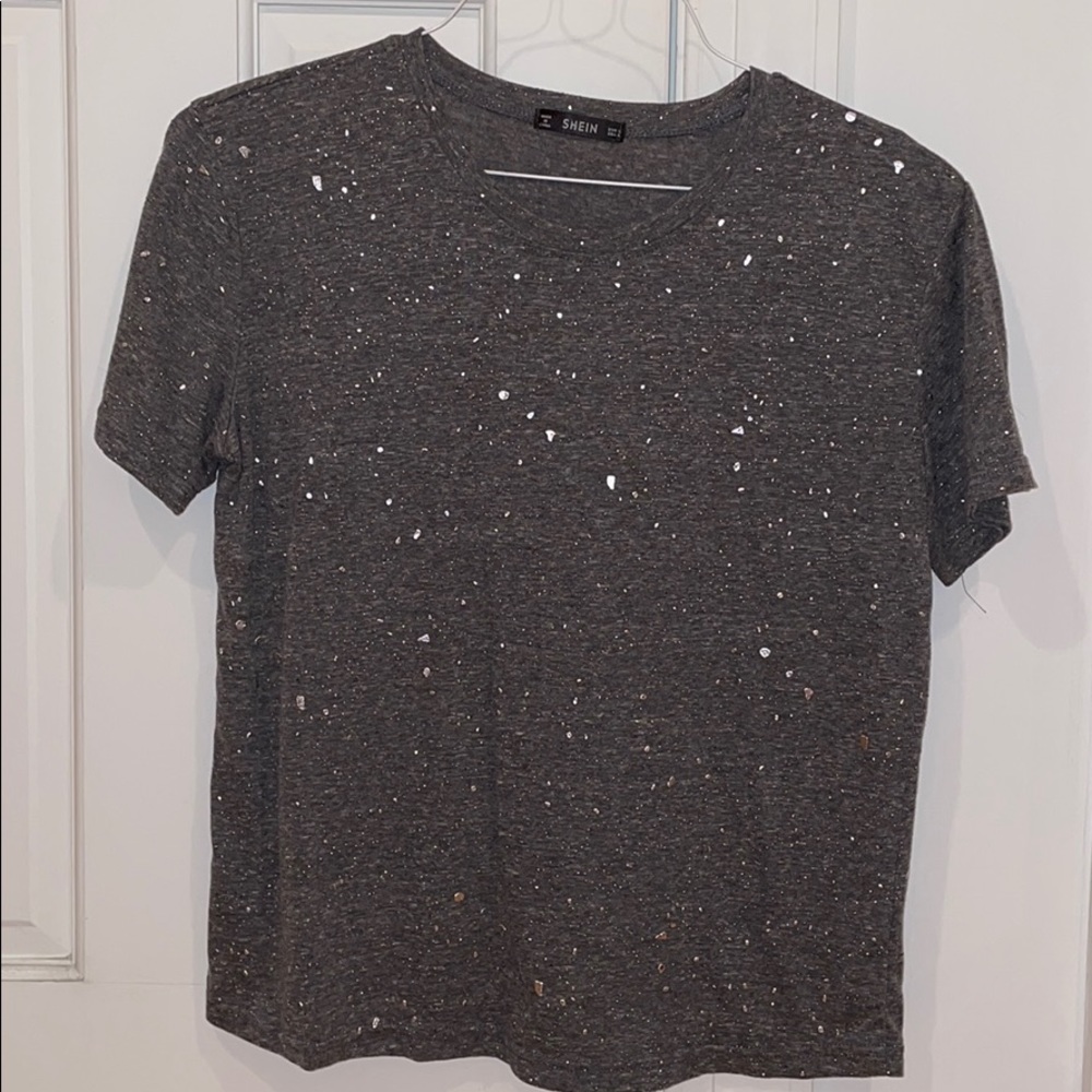 Metallic Splatter Shirt